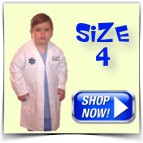 Kids Science Lab Coat Size 4